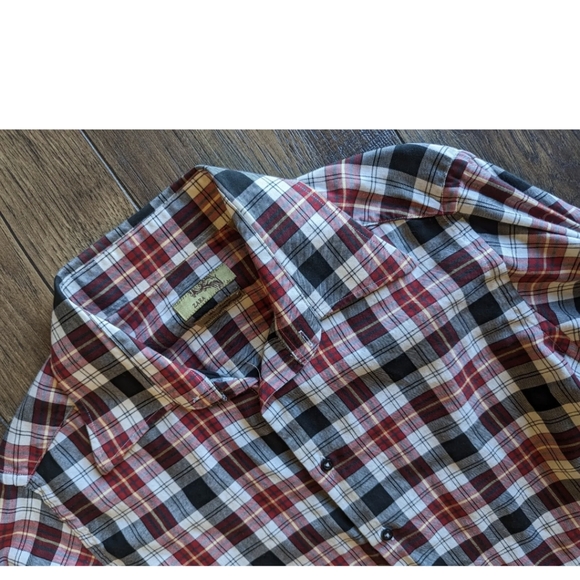 Zara Men’s Textured Long Sleeve Shirt Multicolor Plaid Print Stripes Size XL. - Picture 3 of 13